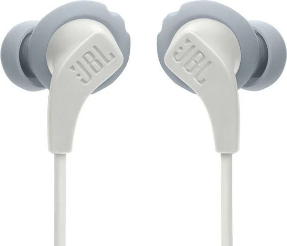 Kufje JBL Endurance Run 2, sportive, in-ear, të bardha