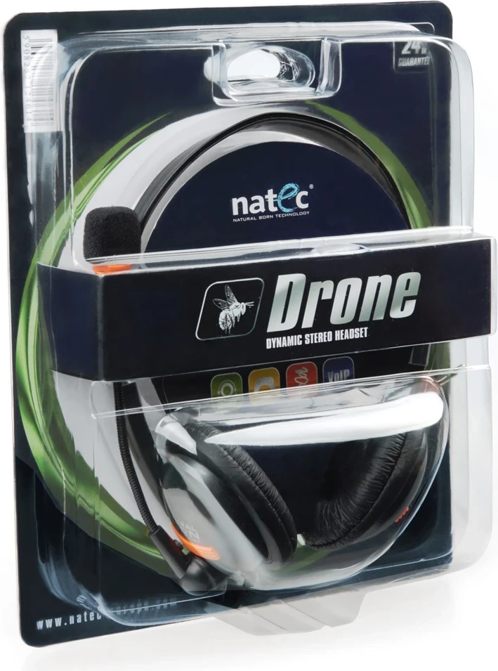 Kufje me mikrofon Natec, Drone 