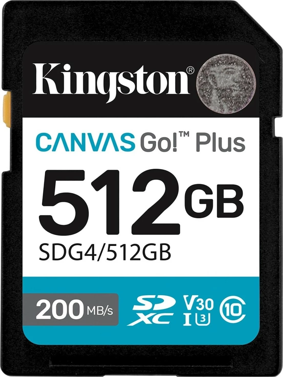 Kartelë memorie Kingston Canvas Go Plus Gen4 SDXC 512GB UHS-I U3 V30