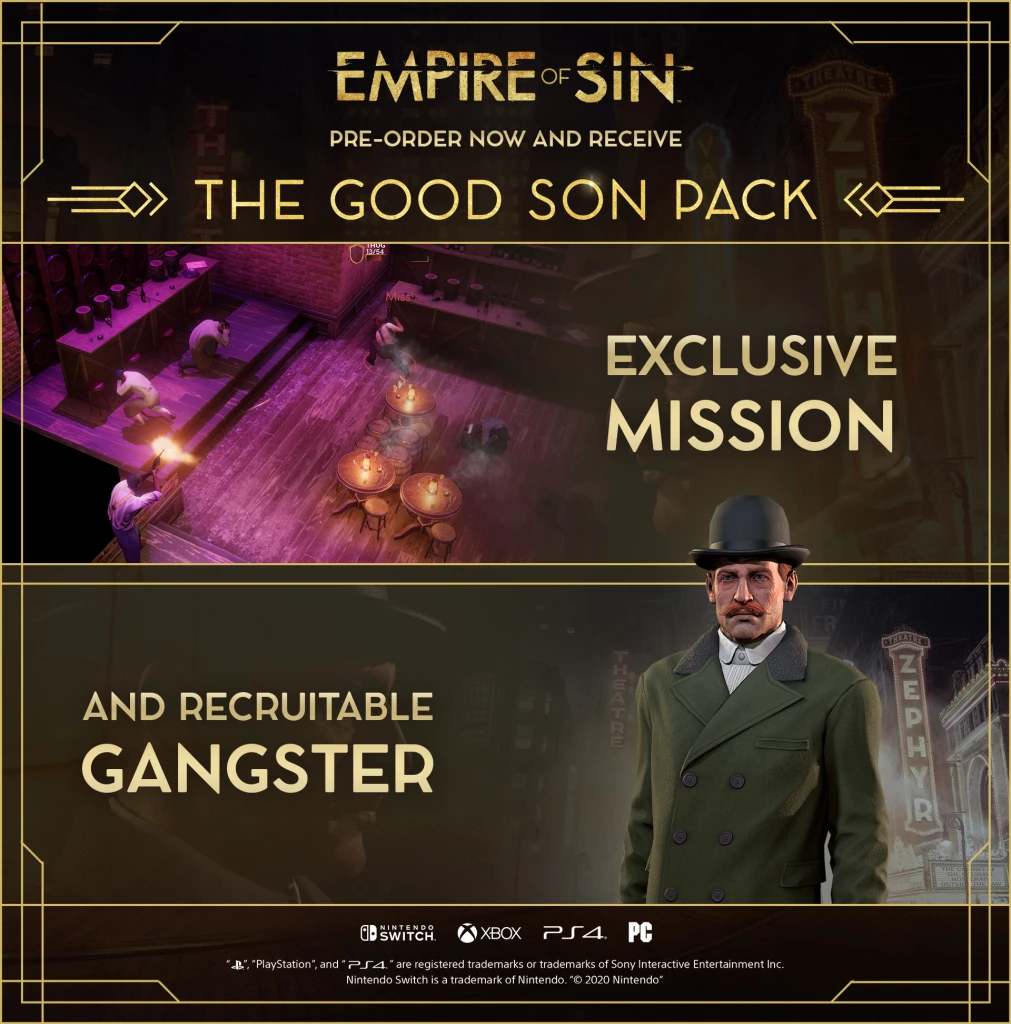 Video lojë Kalypso Media Empire of Sin Day One Edition për PS4