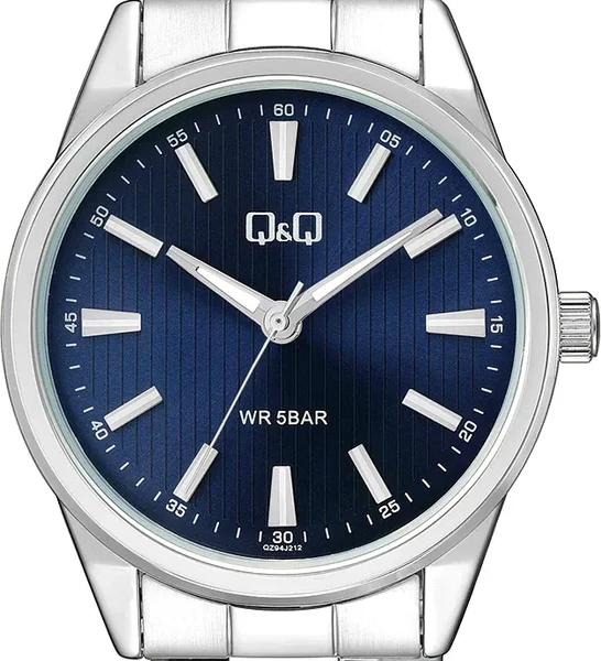 Orë dore Q&Q QZ94J212Y, e argjendtë/kaltër