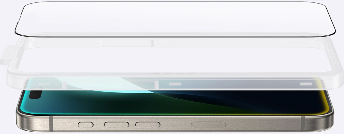 Xham mbrojtës AmazingThing Titan Matte Glass për iPhone 16 Pro, transparent/mat