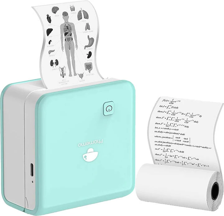 Printer etiketa Phomemo M02 Pro, portativ, termik, 300 dpi, i gjelbër