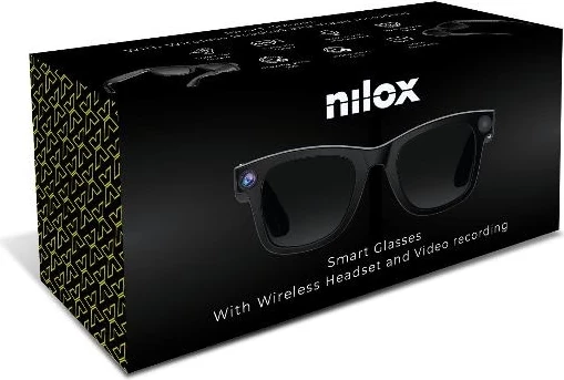 Syze të mençura Nilox SmartGlasses, kamera 8MP, audio Bluetooth, 16GB, të zeza 4