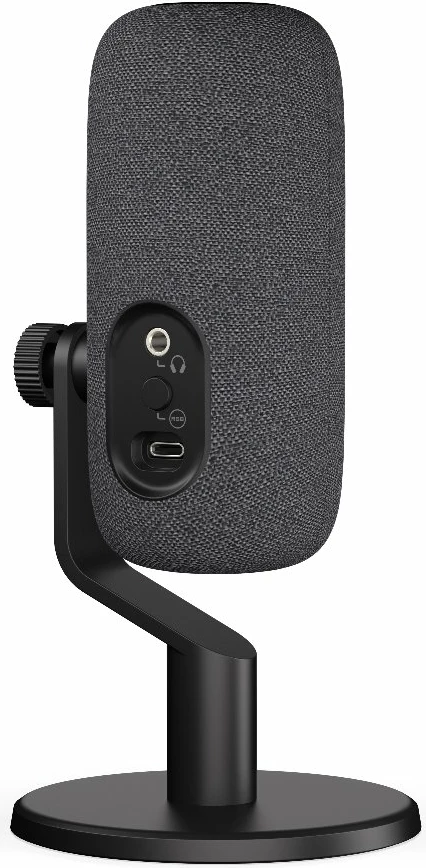 Mikrofon USB Krux Empy KRXC017, 24bit/96kHz, 4 mënyra regjistrimi, RGB, USB-C, i zi