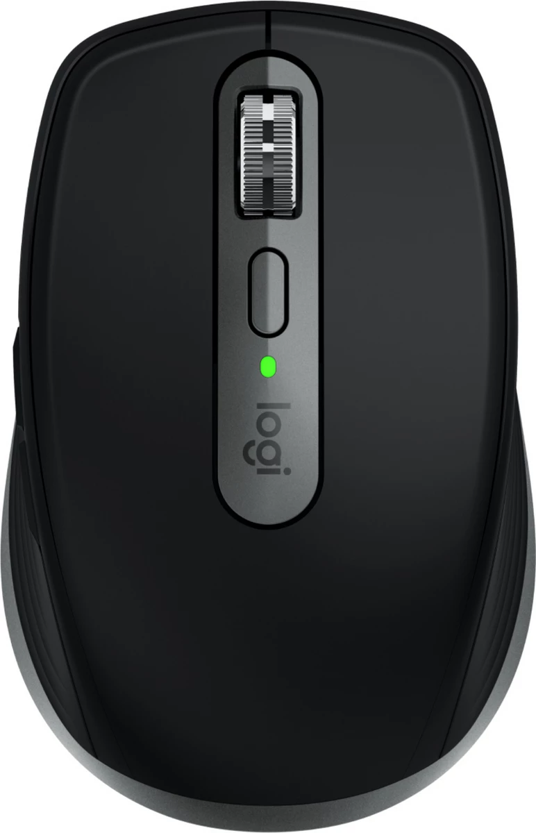 Maus Logitech MX Anywhere 3S për Mac 910-006947, kompakt, Bluetooth, rikarikues USB‑C, i zi