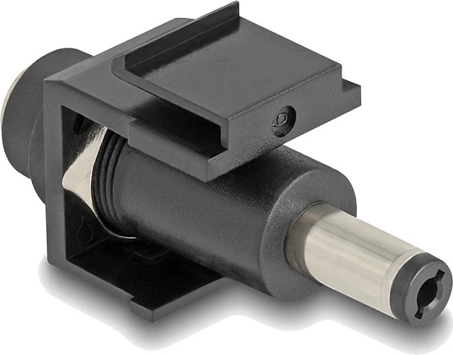 Modul Keystone DeLOCK, adapter DC 5.5x2.5 femër në 5.5x2.1 mashkull, i zi