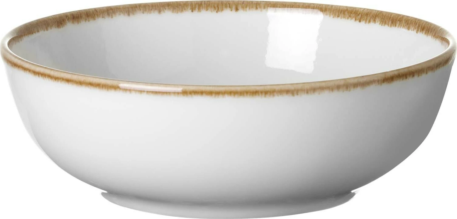 Tas bufeti Fine Dine Vanilla ø230 mm, krem, set 6 copë