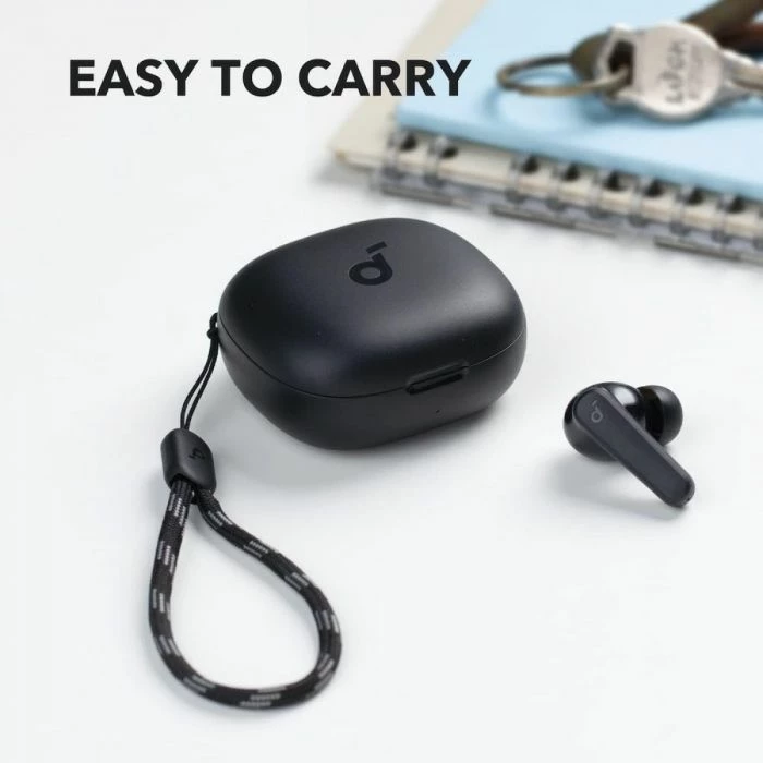 Kufje wireless ANKER Soundcore R50i Bluetooth 5.3, 30 orë, IPX5, të zeza