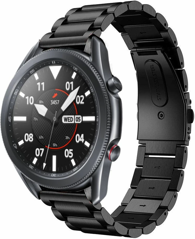 Rrip çeliku inox Tech-Protect për Samsung Galaxy Watch 3 45mm, Zi
