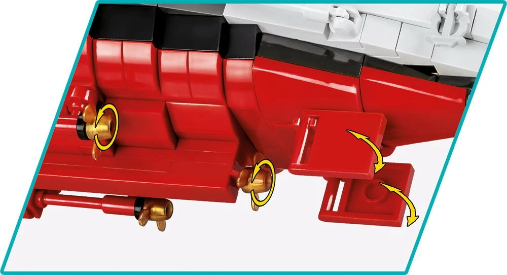 Set ndërtimi Cobi Klocki Battleship Tirpitz, 2810 pjesë, plastikë, Historical Collection