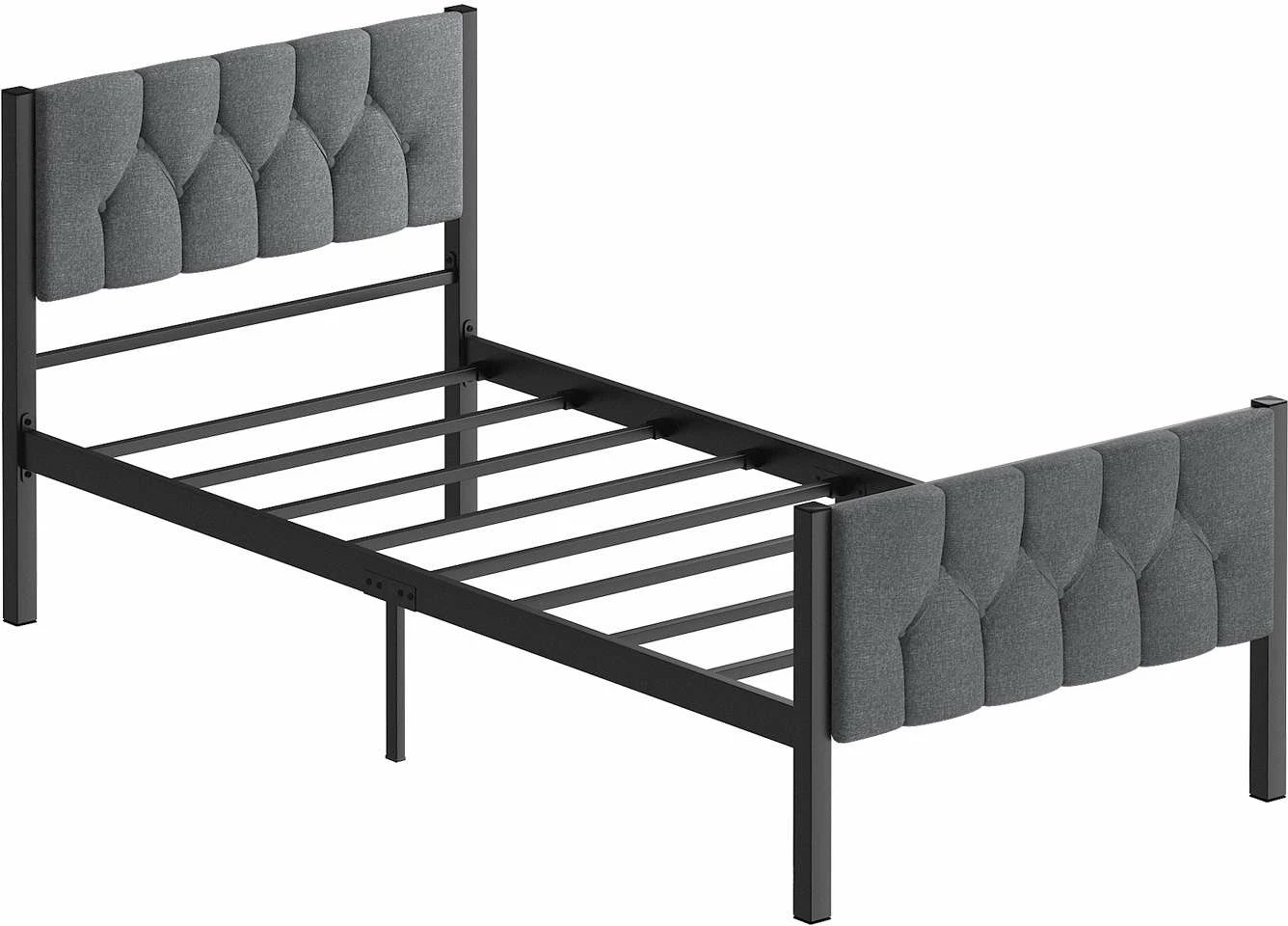 Krevat tek Skye Decor, stil, 100x200, ngjyrë gri