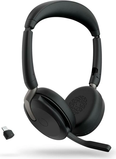 Kufje Jabra Evolve2 65 Flex UC Stereo (26699-989-899) 30 m, ANC, të palosshme, të zeza