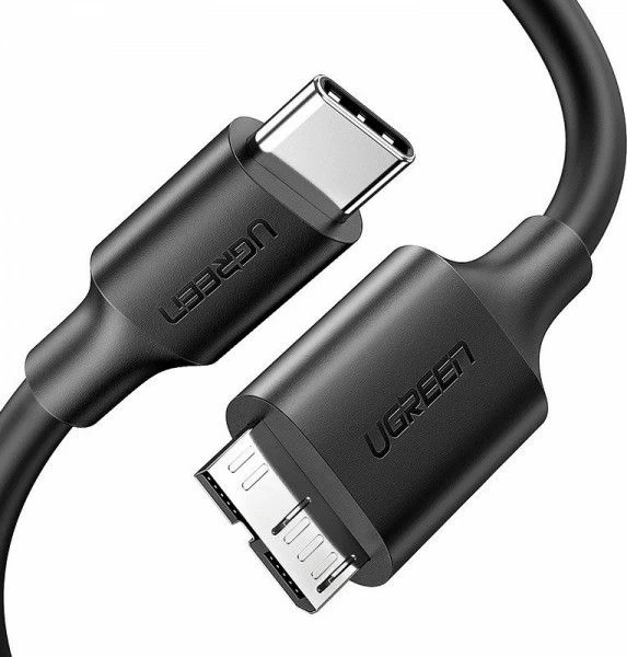 Kablo USB Ugreen US312 (20103) Micro USB 3.0 në USB-C 1 m 5Gbps 3A Gold