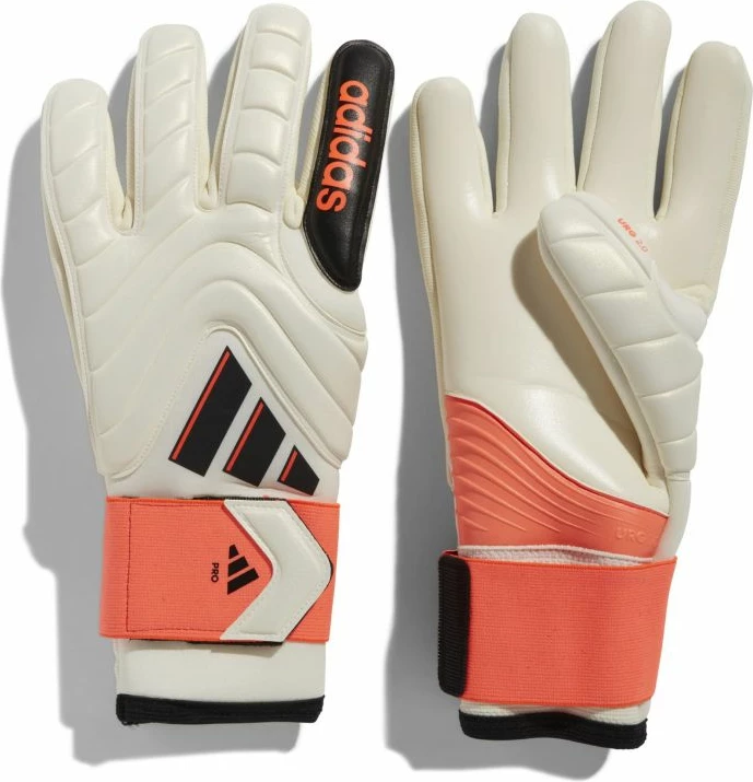 Doreza portieri për meshkuj adidas Copa Pro, të bardha/portokalli