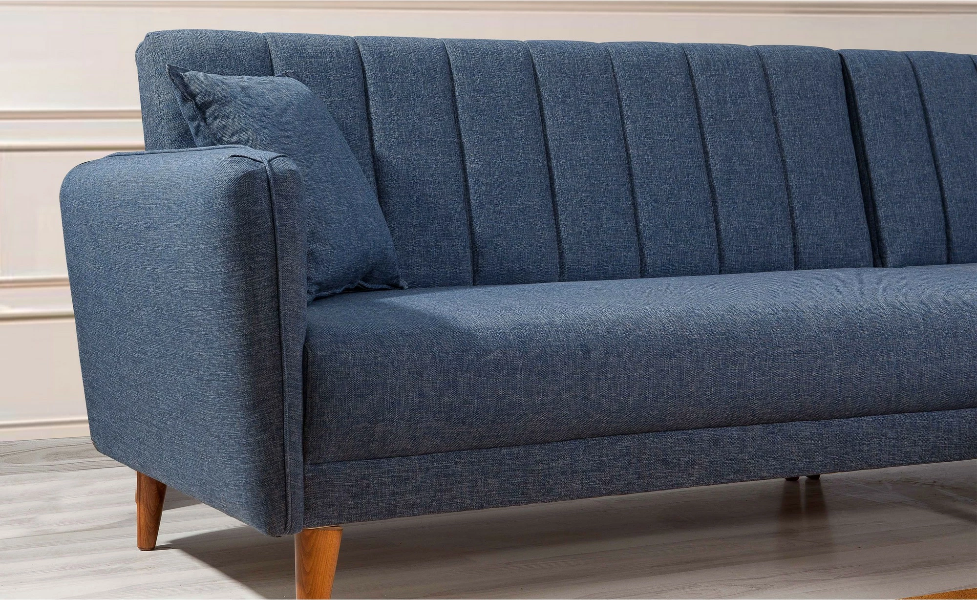 Kënd-sofë krevate, kënd i djathtë, ngjyrë e kaltër e errët, Atelier del Sofa