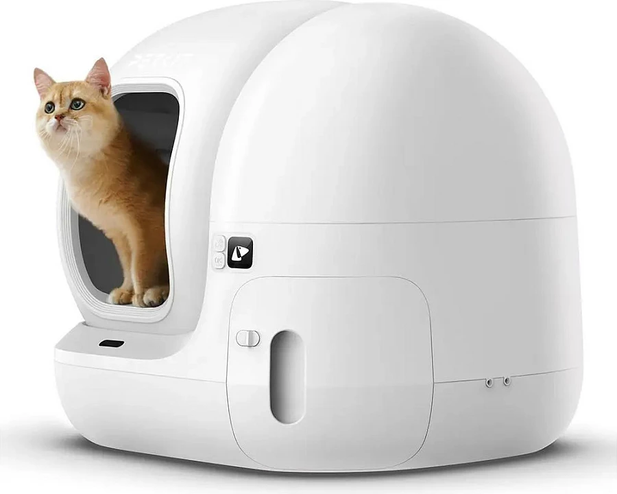 Tualet automatik vetëpastrues për mace Petkit Pura Max 2 Premium, me aplikacion, i bardhë