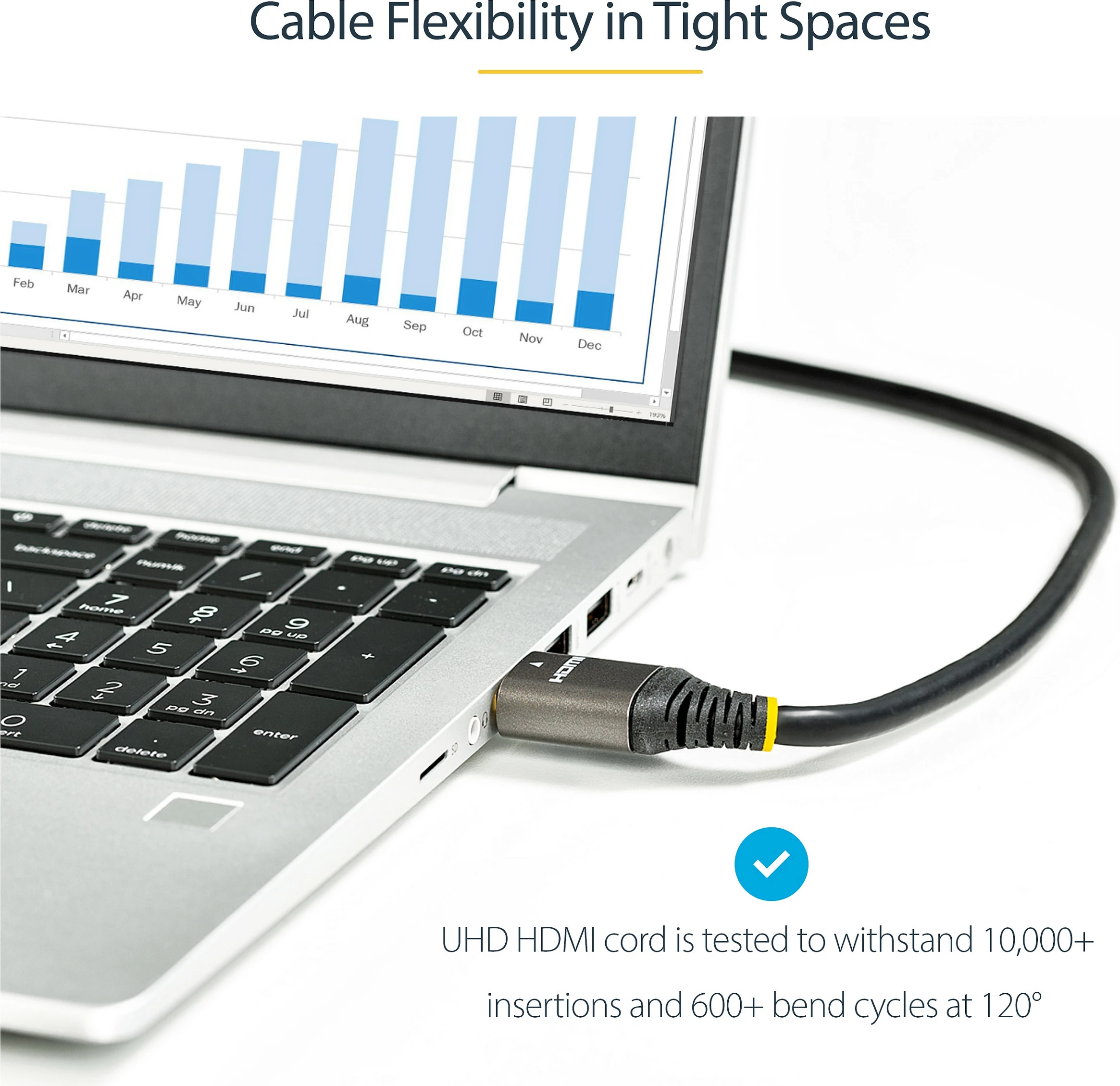 Kabllo HDMI StarTech HDMM21V3M, HDMI 2.1, 3m, 48Gbps, 8K60/4K120, eARC, HDR10+, e zezë