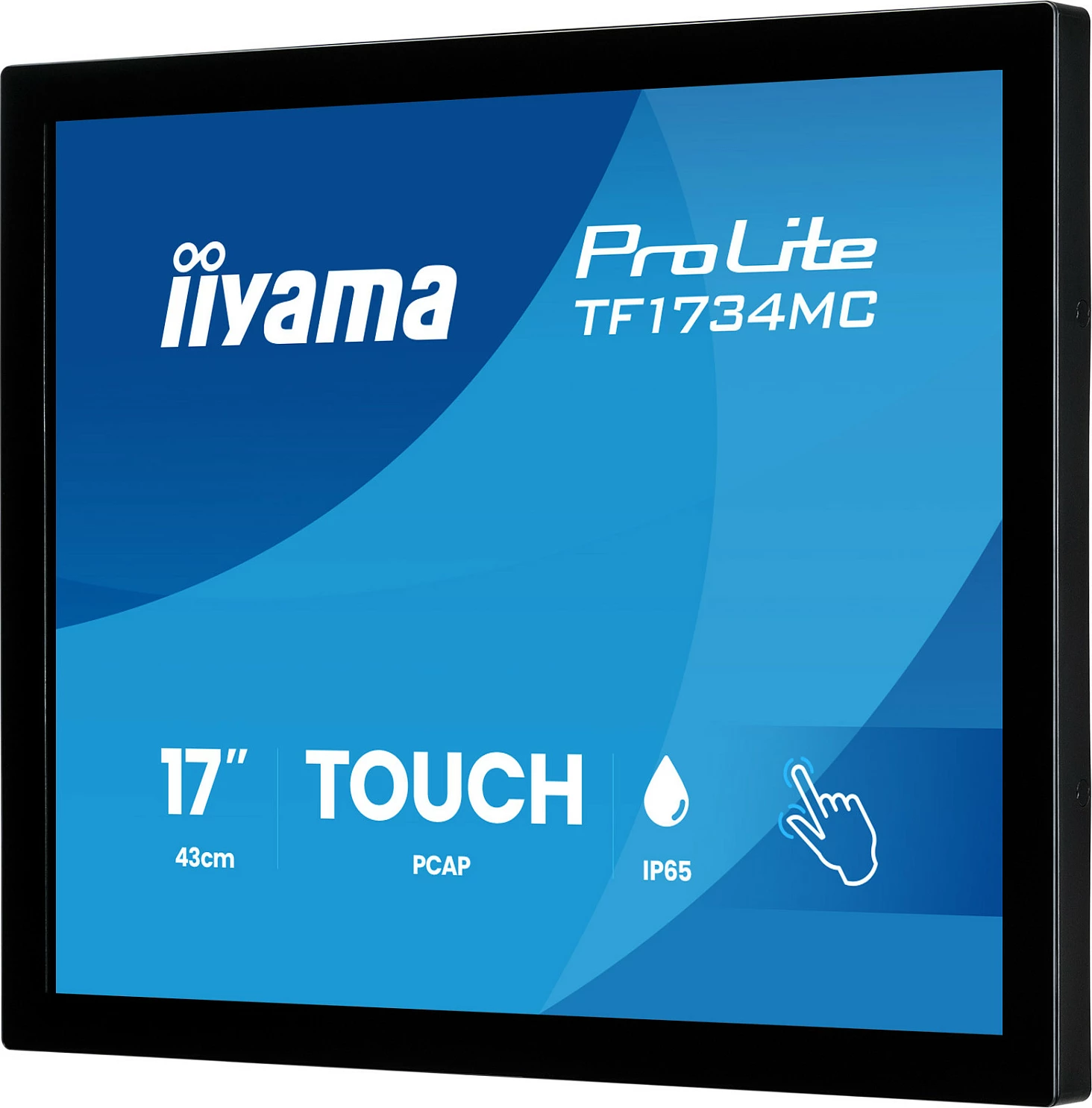 Monitor touch iiyama ProLite TF1734MC-B8X, 17" 1280x1024, HDMI/DisplayPort/VGA, IP65, i zi