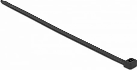 Lidhëse kabllosh DeLOCK 19725, nylon, 1020 mm, 9 mm, 10 copë, e zezë