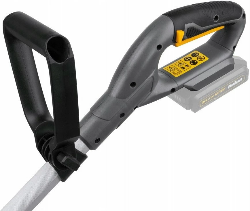 Trimer baterik Rebel Tools RB-5002.1 20V 22 cm, e zezë/gri