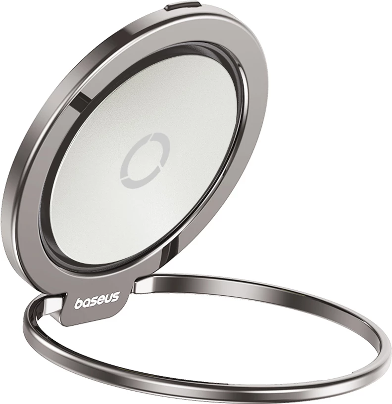 Mbështjellës magnetik Baseus MagPro II me qëndrus, për MagSafe, Titanium