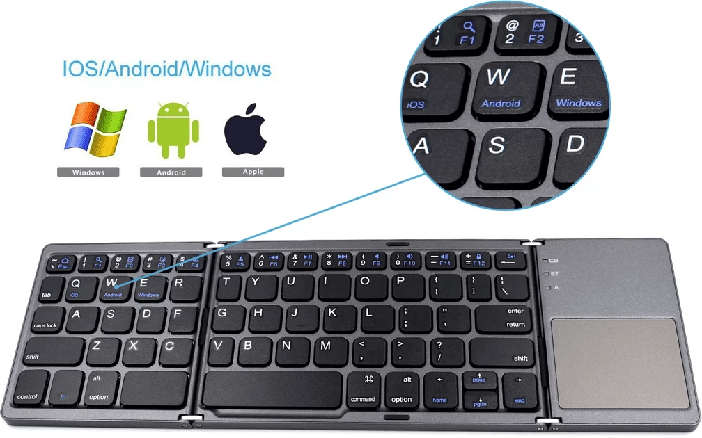 Sama Folding Blue tooth Touchpad Keyboard B033