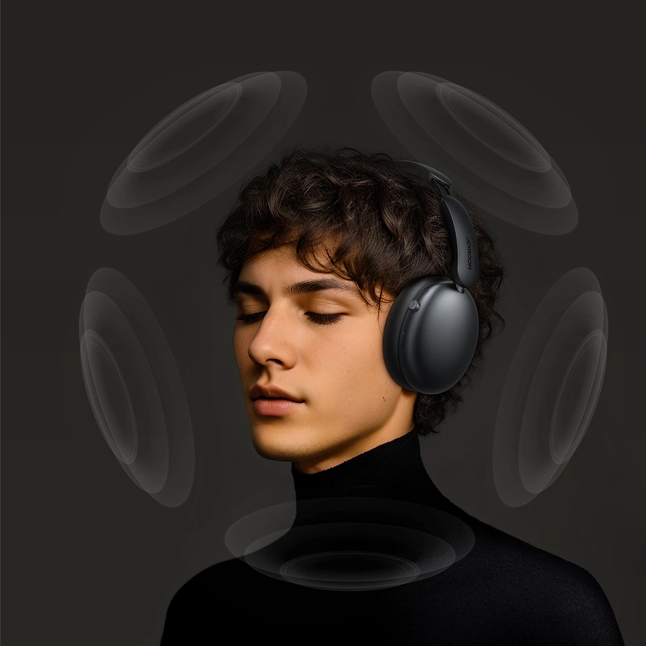 Kufje wireless Joyroom J-Head Series JR-JH1 me ANC, Bluetooth 5.4, të zeza