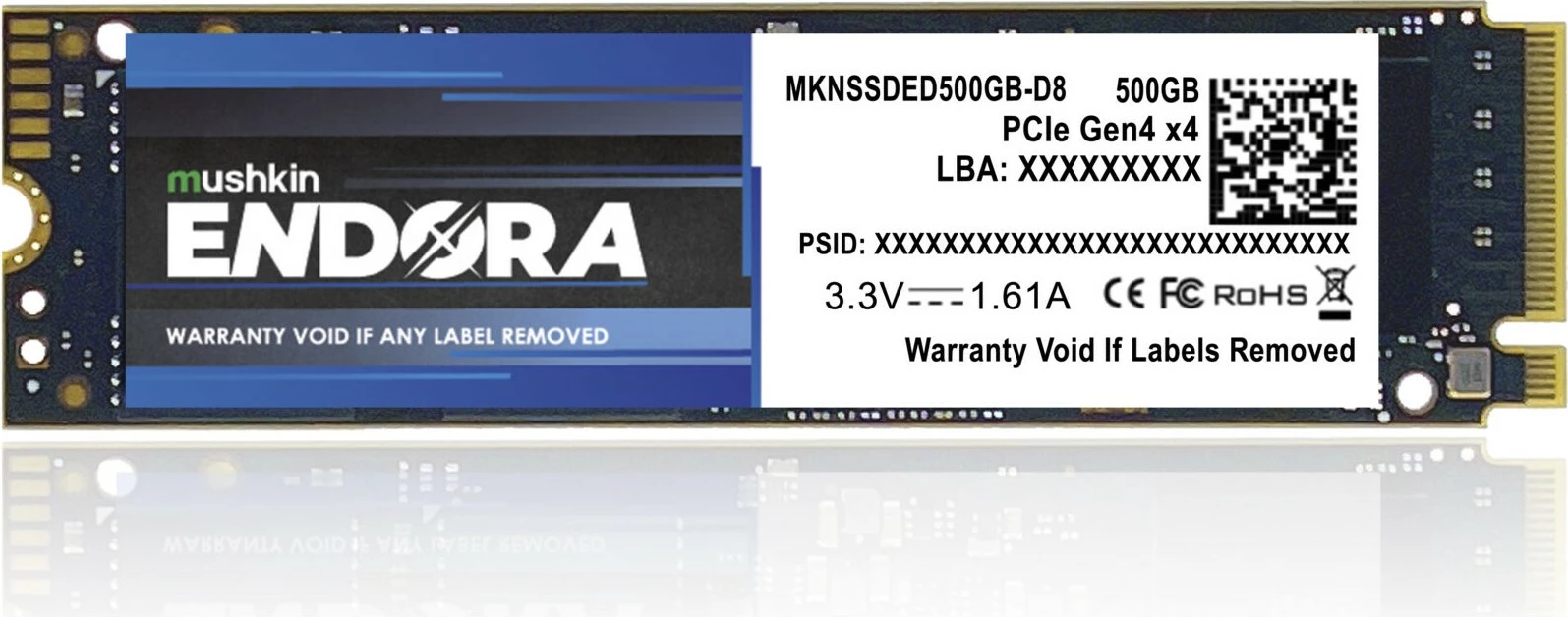 SSD M.2 Mushkin Endora 500GB NVMe PCIe4.0