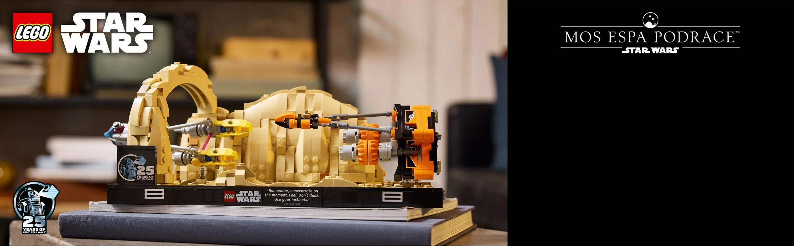 Set ndërtimi LEGO Mos Espa Podrace Diorama, 718 pjesë, shumëngjyrësh