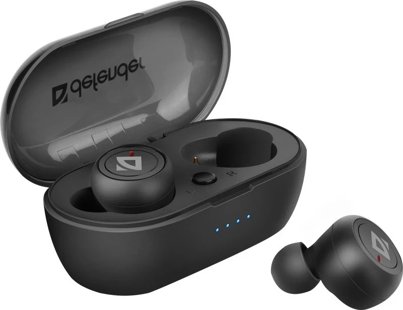 Kufje Defender Twins 638, wireless, të zeza