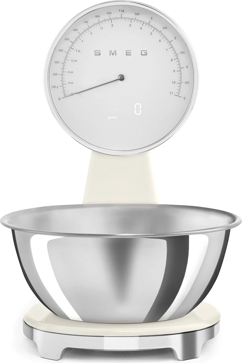 peshore kuzhine SMEG KSF01CRWW, analog dhe digital, me enë inox, krem