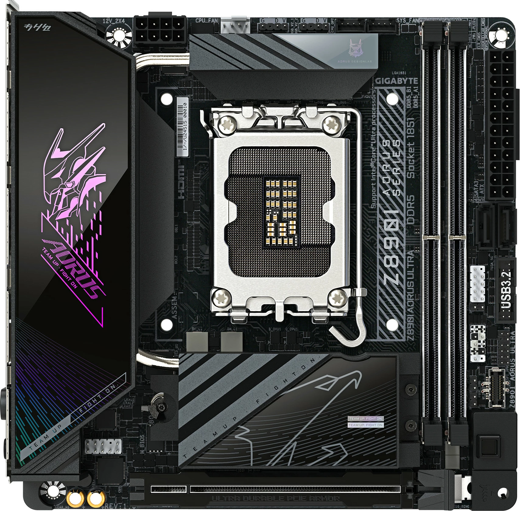 Pllakë amë Gigabyte Z890I AORUS ULTRA, mITX, DDR5
