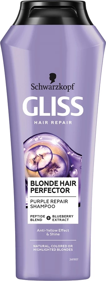Shampon për femra Gliss Blonde Hair Perfector 250ml