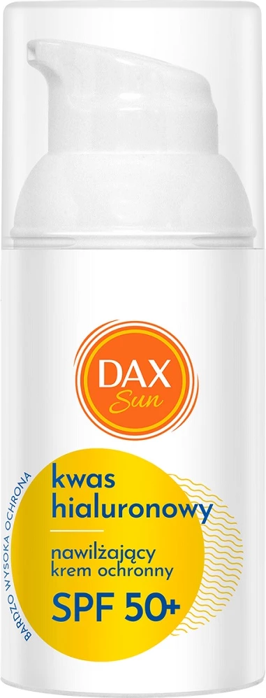 Krem fytyre Dax Sun Moisturizing Protective Cream me Acid Hialuronik SPF50+ për femra, 30ml