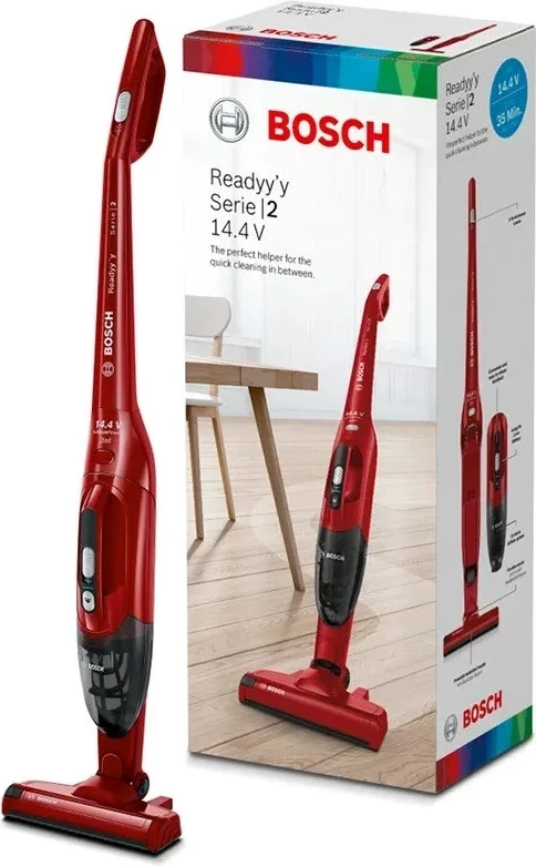 Fshesë pa kabllo Bosch Serie 2 BBHF214R, e kuqe