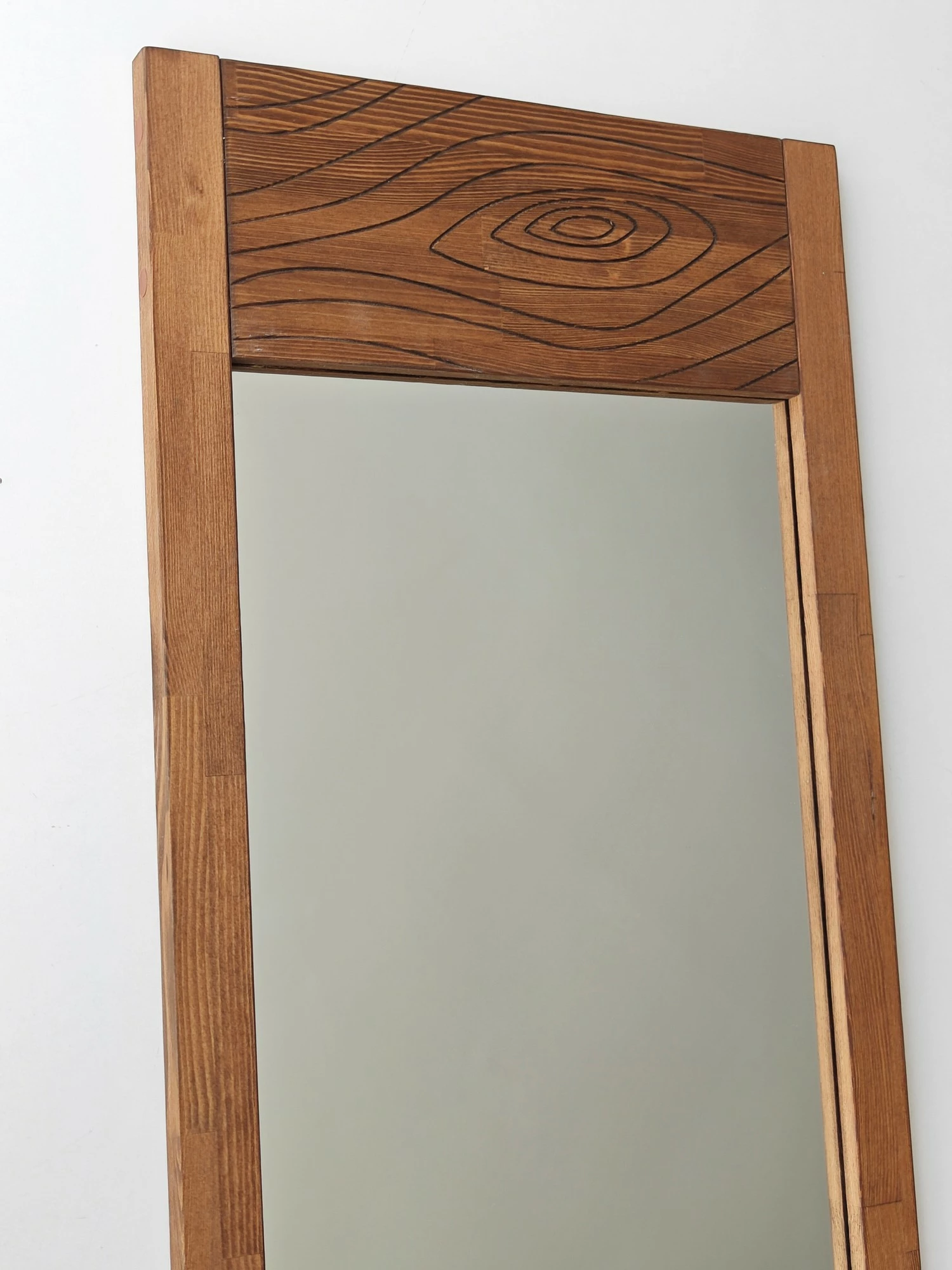 Pasqyrë Cheval, Skye Decor, ngjyrë geshtenjtë, 55x155x2cm