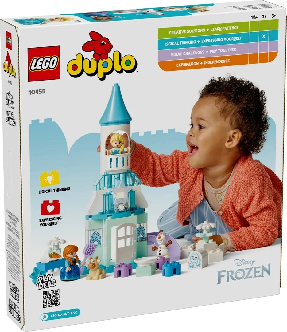 Set lodrash LEGO DUPLO 10455 Anna dhe Elsa Frozen Castle Party, 54 pjesë