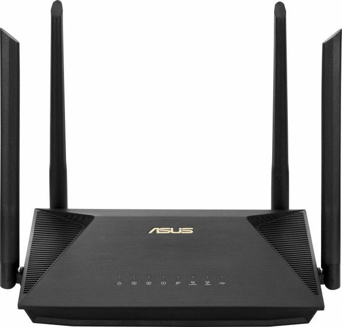 Router Asus RT-AX53U Wi‑Fi 6 dual-band, 3x Gigabit LAN, 1x Gigabit WAN, USB 2.0, Mesh, WPA3 i zi
