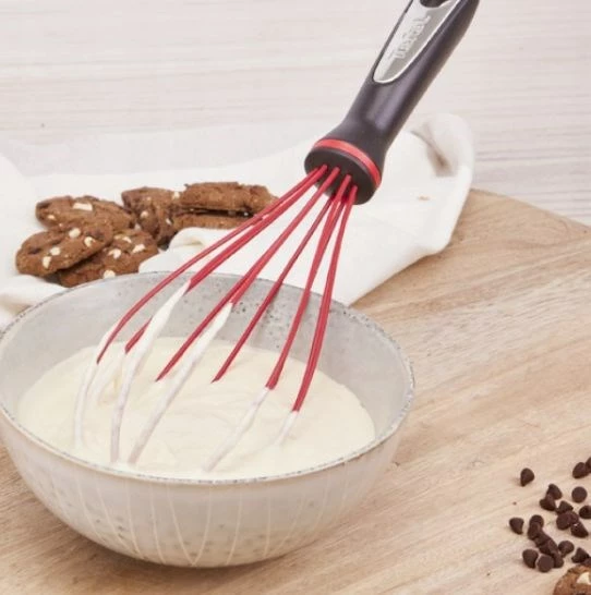 Rrahëse vezësh Tefal Ingenio K2071714, silikon, e zezë