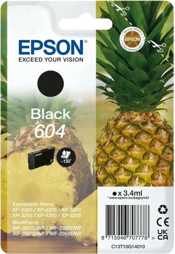 Kartush boje Epson 604 C13T10G14010 3.4 ml, e zezë