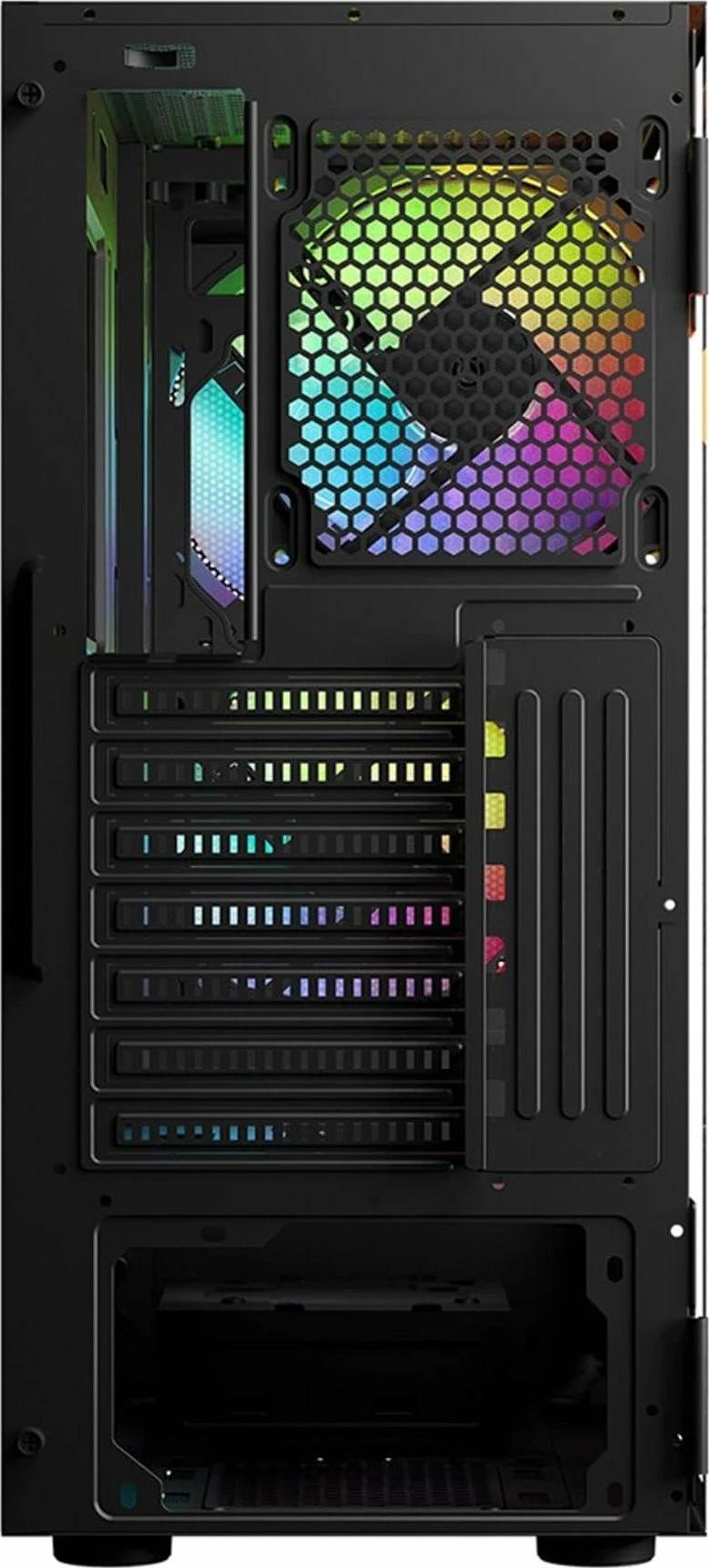Kasë Logic Concept Arya ARGB (AT-ARYA-10-000000-0002) Midi Tower ATX, me xham të temperuar, pa furnizim energjie, e zezë