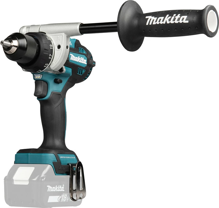 Bormashinë/vidhosëse me bateri Makita DDF492Z, 18V Li-Ion, brushless, mandrinë 13mm, blu/zezë