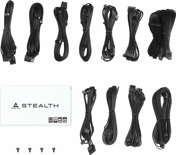 Furnizues energjie Chieftec Stealth SPX-1200-FC 1200W 80 Plus Platinum ATX 3.1 fully modular, i zi