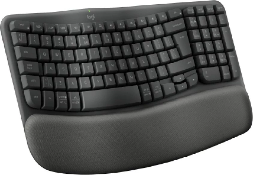 Tastierë Logitech Wave Keys wireless 2.4 GHz Bluetooth LE QWERTY US International grafit