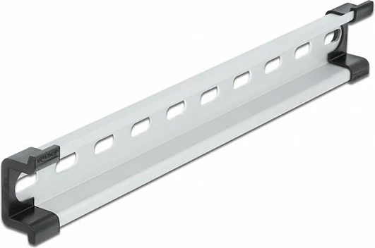 Shinë DIN DeLOCK 66182, alumin, 250 mm, 35 mm e gjerë, ngjyrë alumin