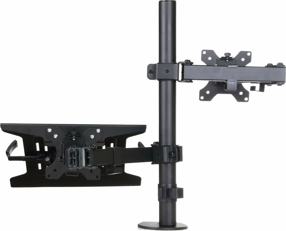 Mbajtës tavoline për monitor dhe laptop Art L-24 (RAMM L-24) 13-32\" VESA 75x75/100x100, i zi