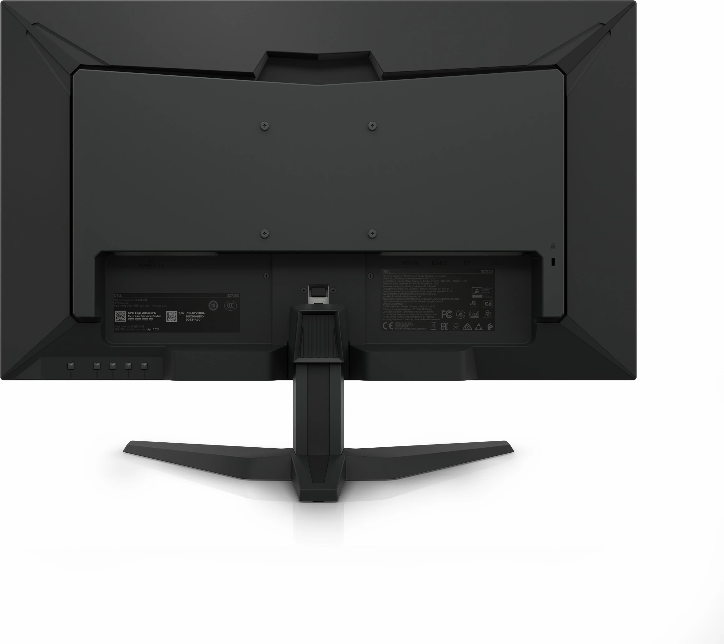 Monitor DELL G Series G2725D, 27 inç, Quad HD, 2560x1440, LCD, i zi