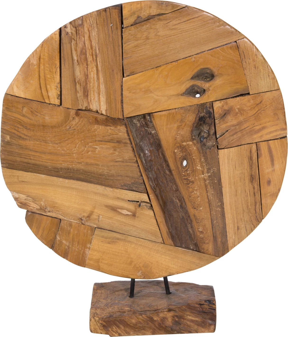 Dekor tavoline FH7718, dru tik, natyral, 50x15x64H