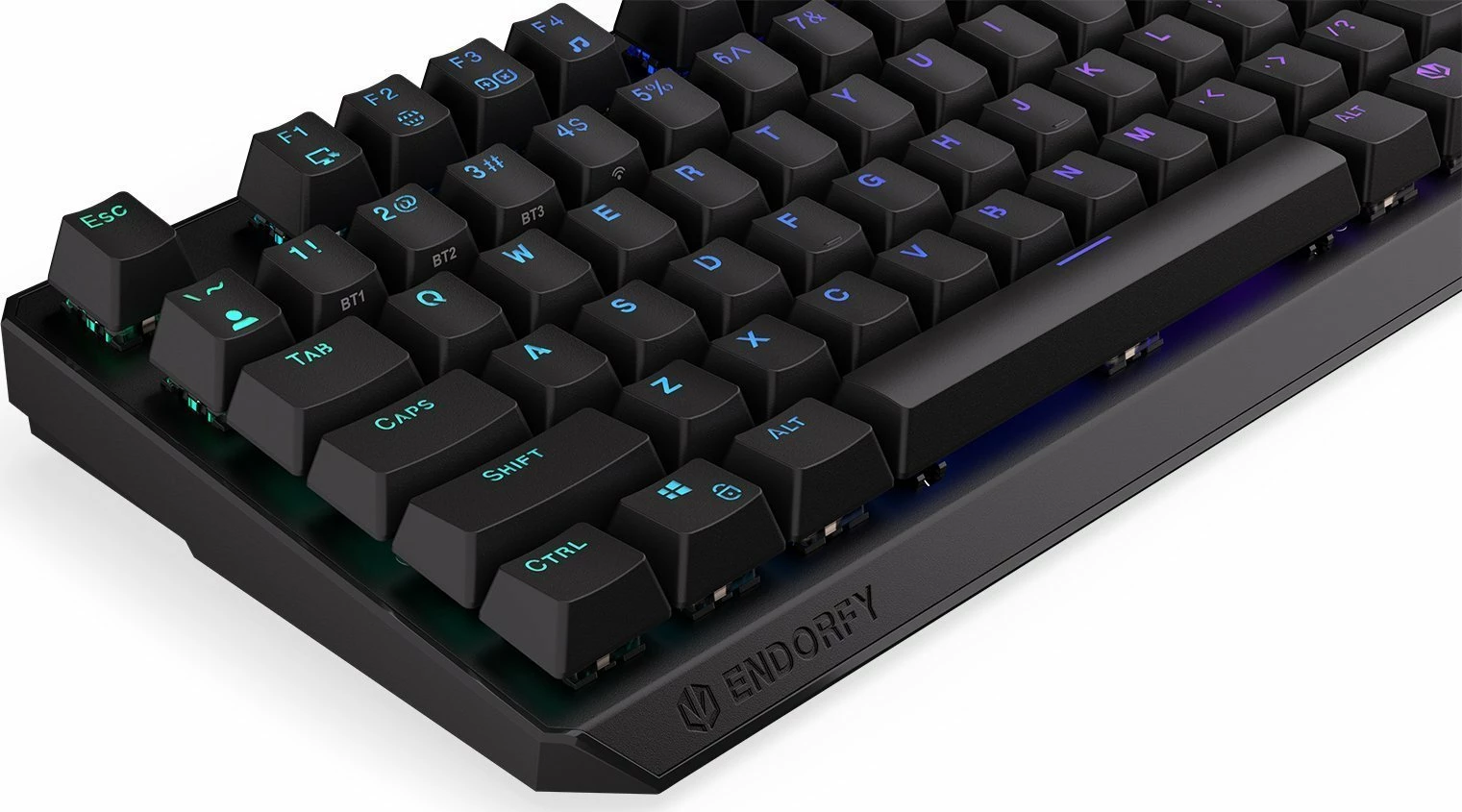 Tastierë mekanike wireless, Endorfy Thock TKL Wireless Red EY5A080, Kailh Box Red, RGB, US (TKL 80%), set me Maus GEM Plus (e zezë)